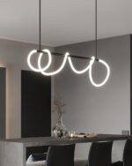 Flexible Linear Curve Chandelier - Image 18