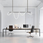 Flexible Linear Curve Chandelier - Image 8