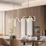 Flexible Linear Curve Chandelier - Image 7