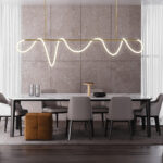 Flexible Linear Curve Chandelier - Image 6