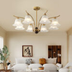 Flora Brass Chandelier - Image 6
