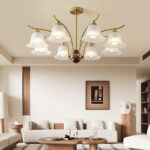 Flora Brass Chandelier - Image 2