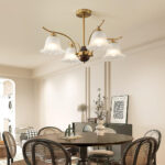 Flora Brass Chandelier - Image 3