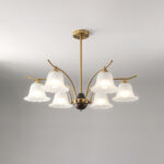 Flora Brass Chandelier - Image 9