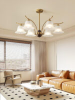 Flora Brass Chandelier - Image 12