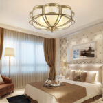 Floral Brass Ceiling Lamp - Image 3