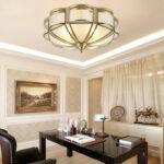 Floral Brass Ceiling Lamp - Image 20