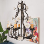 Florentine Rose Garden Chandelier - Image 8