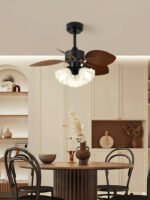 Floriva Leaf Ceiling Fan Light - Image 14