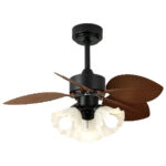 Floriva Leaf Ceiling Fan Light - Image 6