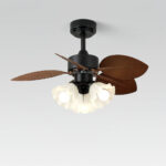 Floriva Leaf Ceiling Fan Light - Image 8