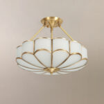 Flower Shape Glass Ceiling Light - Image 11