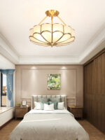 Flower Shape Glass Ceiling Light - Image 18