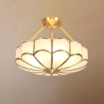 Flower Shape Glass Ceiling Light - Image 19