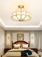 Flower Shape Glass Ceiling Light - Image 4