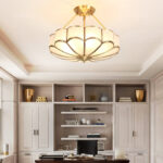 Flower Shape Glass Ceiling Light - Image 3