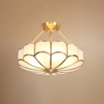 Flower Shape Glass Ceiling Light - Image 6