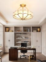 Flower Shape Glass Ceiling Light - Image 7