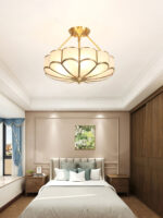 Flower Shape Glass Ceiling Light - Image 8