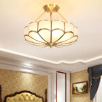 Flower Shape Glass Ceiling Light - Image 10
