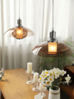 Flying Saucer Chrome Pendant Light - Image 5