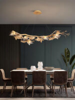 Folio Branch Brass Chandelier - Image 20