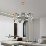 Folioles Brass Chandelier - Image 4