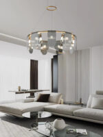Folioles Brass Chandelier - Image 8