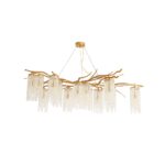 Forest Dawn Brass Chandelier - Image 12