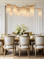 Forest Dawn Brass Chandelier - Image 19