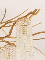 Forest Dawn Brass Chandelier - Image 10