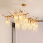 Forest Dawn Brass Chandelier - Image 18