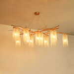 Forest Dawn Brass Chandelier - Image 14