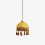 French Tassels Brass Pendant Swag Light - Image 19