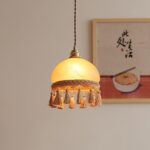 French Tassels Brass Pendant Swag Light - Image 3