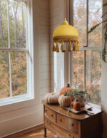 French Tassels Brass Pendant Swag Light - Image 15