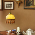 French Tassels Brass Pendant Swag Light - Image 4