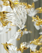 Frosted Petals Frozen Chandelier - Image 4