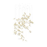 Frosted Petals Frozen Chandelier - Image 15