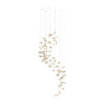 Frosted Petals Frozen Chandelier - Image 16