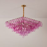 Fuchsia Prism Empire Chandelier - Image 3