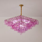Fuchsia Prism Empire Chandelier - Image 5