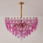 Fuchsia Prism Empire Chandelier - Image 6