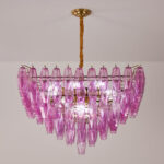 Fuchsia Prism Empire Chandelier - Image 7