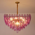 Fuchsia Prism Empire Chandelier - Image 9