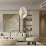 Sculptural Japandi Pendant Lamp - Image 4