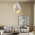 Sculptural Japandi Pendant Lamp - Image 13