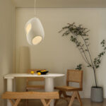 Sculptural Japandi Pendant Lamp - Image 16