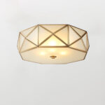 Geometric Shaped Flush Ceiling Light - Image 12