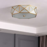 Geometric Shaped Flush Ceiling Light - Image 7
